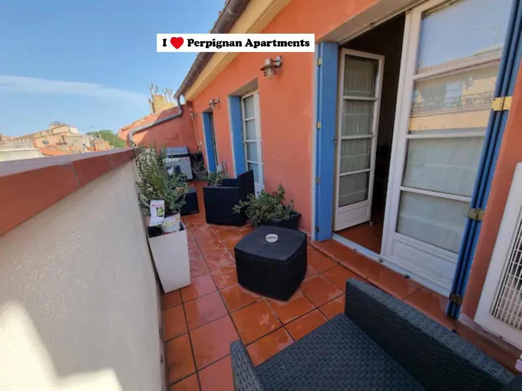 I Love Perpignan Duplex Terrasse Exterior foto